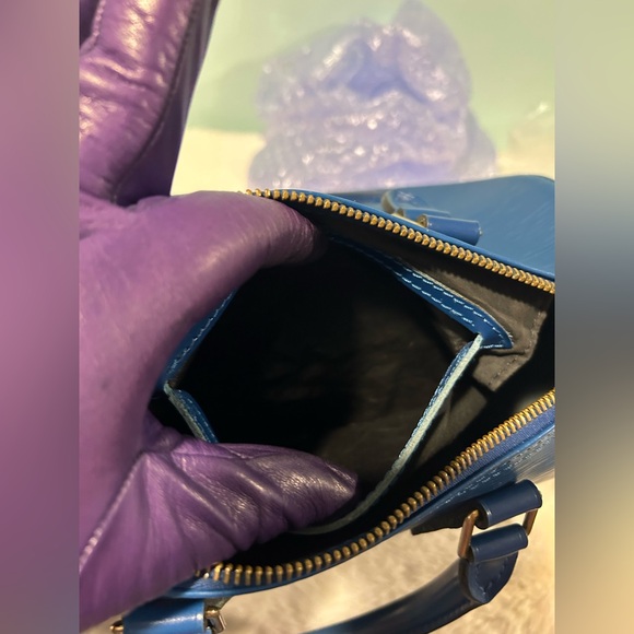 🔥💙💙Louis Vuitton Speedy 25 Epi Blue great condition - Picture 13 of 13